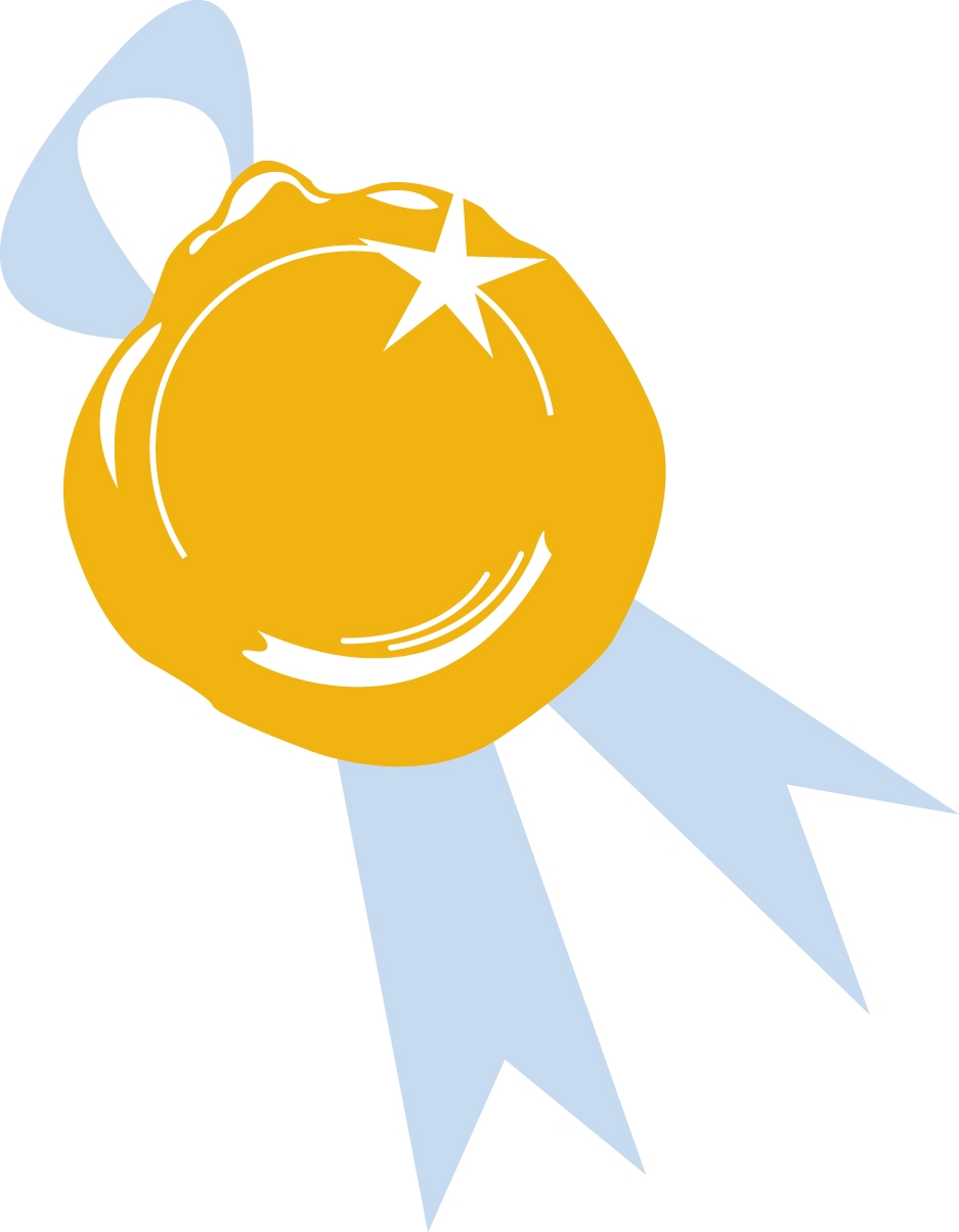 Illustration av medalj 